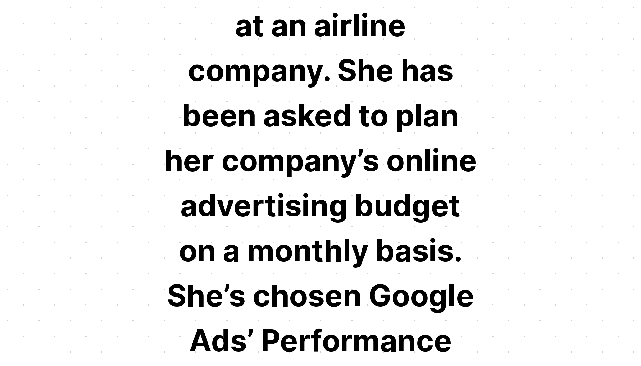 rebecca-is-a-marketing-executive-at-an-airline-company-she-has-been-asked-to-plan-her-company-s